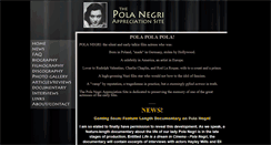 Desktop Screenshot of polanegri.com